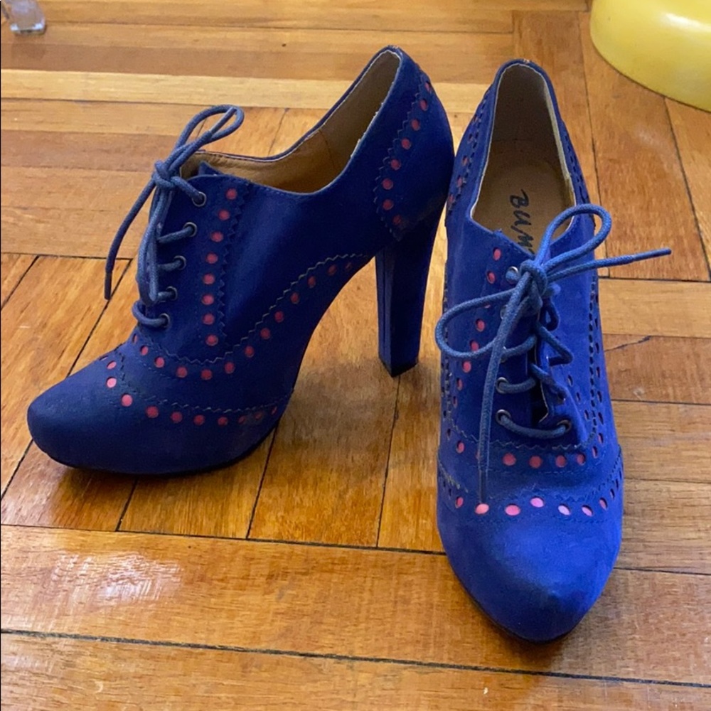 Faux Suede heels